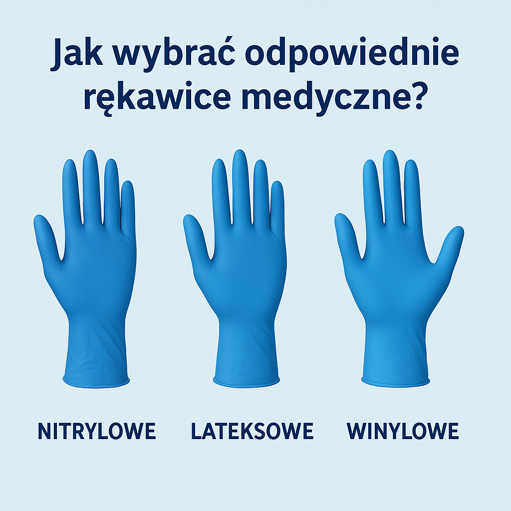 Jak wybrać odpowiednie rękawice medyczne? Nitrylowe, lateksowe czy winylowe?