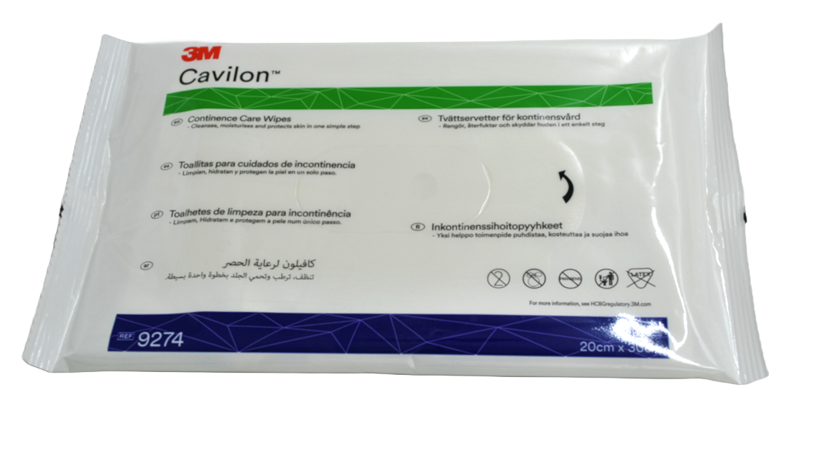 Chusteczki zestaw myjący Cavilon op. 8 szt