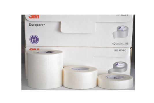 Przylepiec  jedwabny  3M Durapore 5 x 9,1m 6SZT.