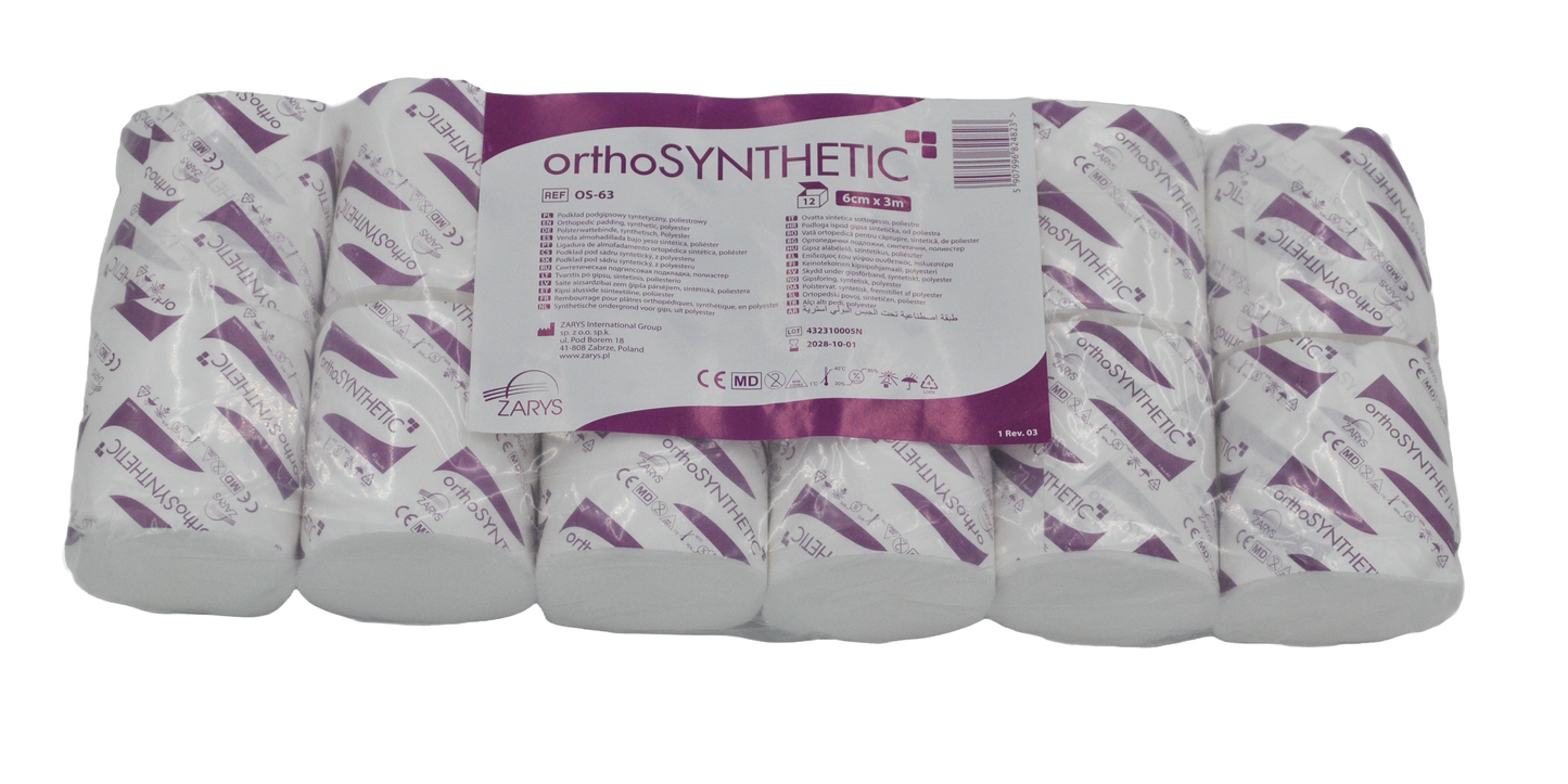 Podkład pod gips 3m x 6cm ORTHO - SYNTHETIC 1SZT