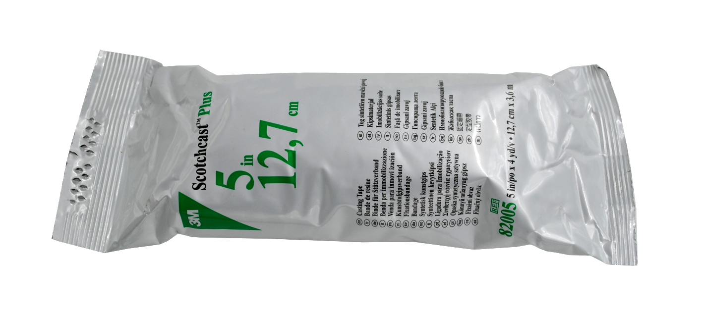 Gips syntetyczny lekki, opaska gipsowa 3M Scotchcast Plus 12,7cm