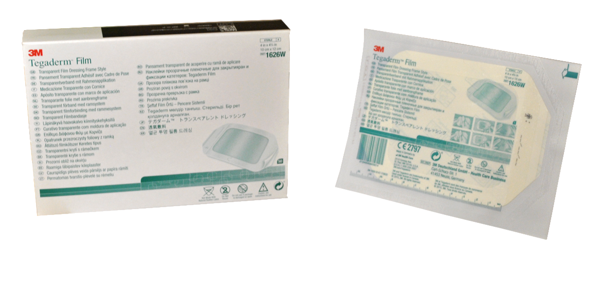 TEGADERM 1626W 3M do mocowania kaniul 50SZT.