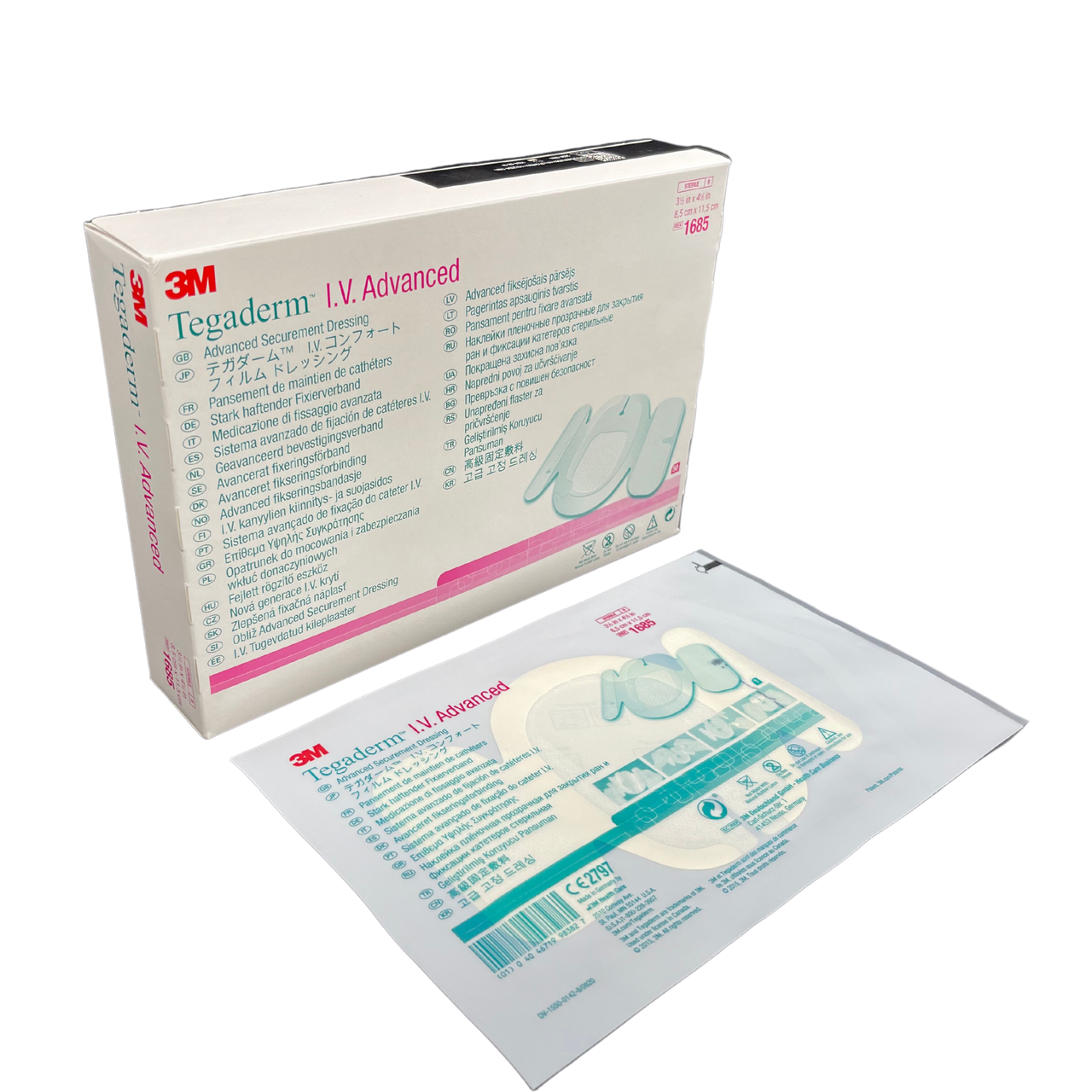 3M™ Tegaderm™ I.V. Advanced 1685 rozmiar 8,5cmx11,5cm a50szt.