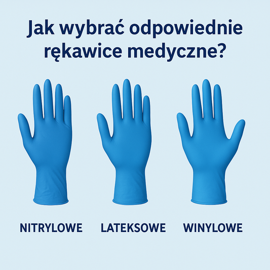 Jak wybrać odpowiednie rękawice medyczne? Nitrylowe, lateksowe czy winylowe?