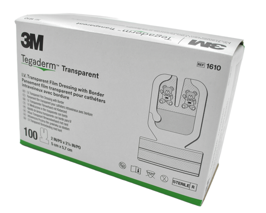 Plaster Tegaderm pediatryczny 5cm x 5,7cm z wcięciem 100SZT