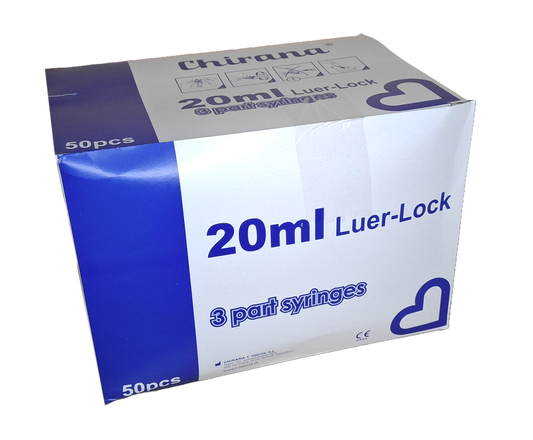 Strzykawka iniekcyjna Chirana 20 ml 50 SZT.