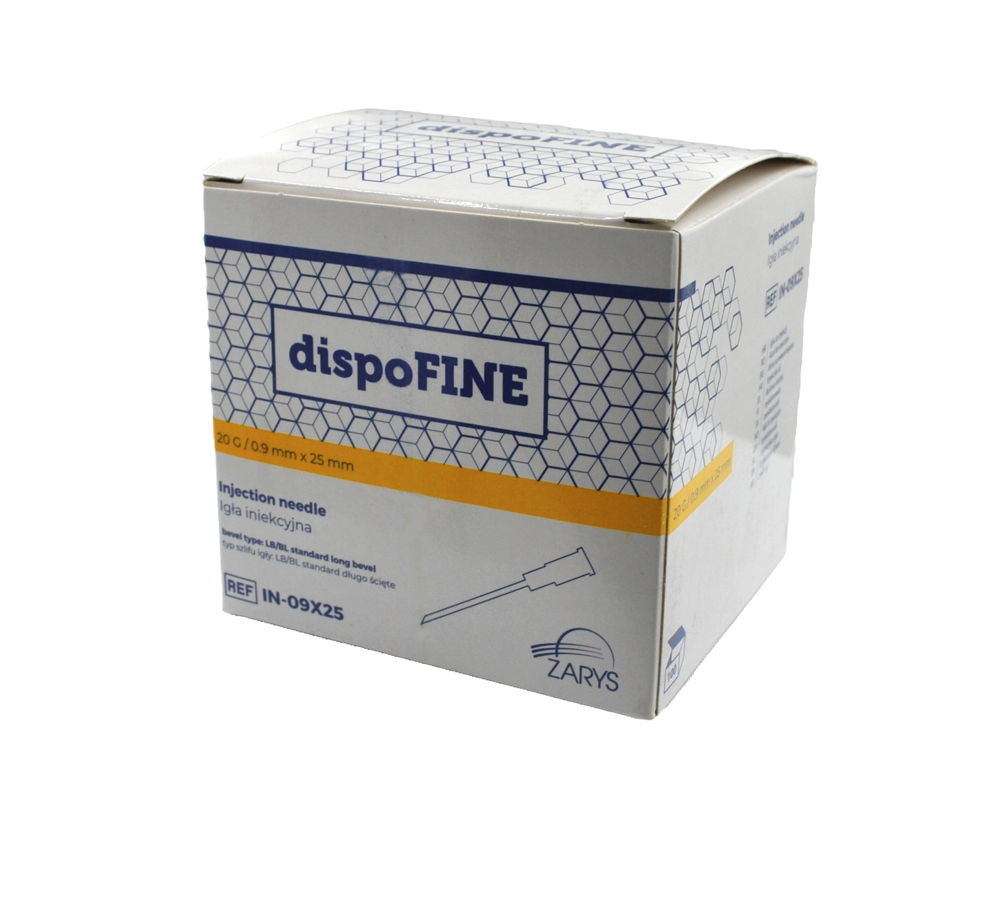 Igła iniekcyjna dispoFINE j.u. 0,9 x 25 100szt