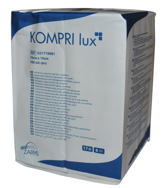 KOMPRESY GAZOWE NIEJAŁOWE KOMPRILUX 17N8W 10 x 10 a100SZT