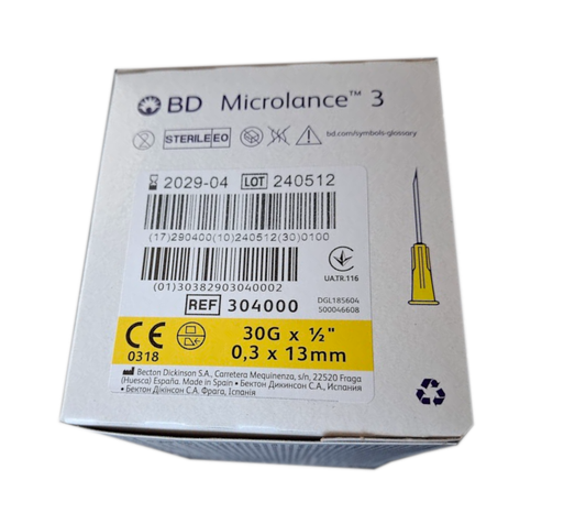 Igły BD Microlance 30G 0,3x13mm 100 szt REF 304000