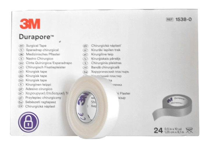 Przylepiec  jedwabny  3M Durapore 1,25 x 9,1m 1 SZT.