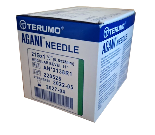 Terumo AGANI igły iniekcyjne G21 0,8 x38mm AN*1838R1 100 szt.