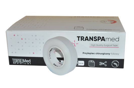 Przylepiec foliowy TRANSPAmed 1,25cm x 9,1m 1SZT