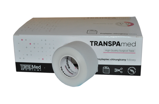 Przylepiec foliowy TRANSPAmed 2,5cm x 9,1m 12SZT
