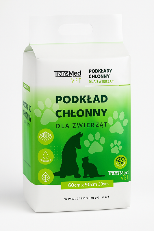 Podkład weterynaryjny nauka sikania 60cmx90cm a30szt.